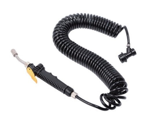 Replacement hose and metal tipped sprayer for pressure tank