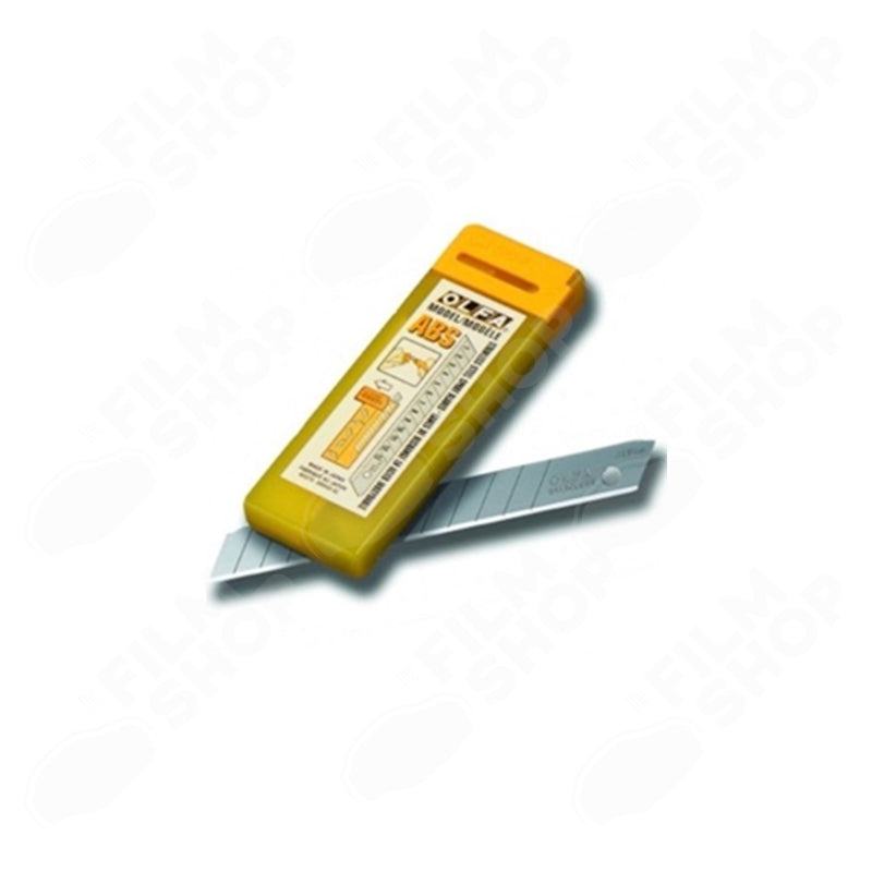Olfa Stainless Steel Snap Off Blades With Snap Case (AB-10S) - 10 pack