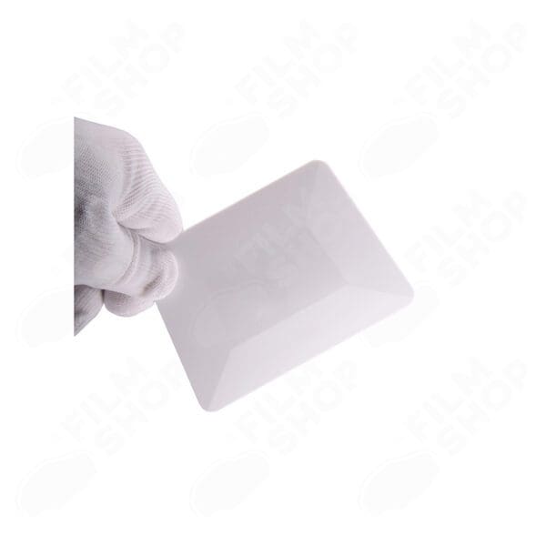 white hard card for vinyl applicator
